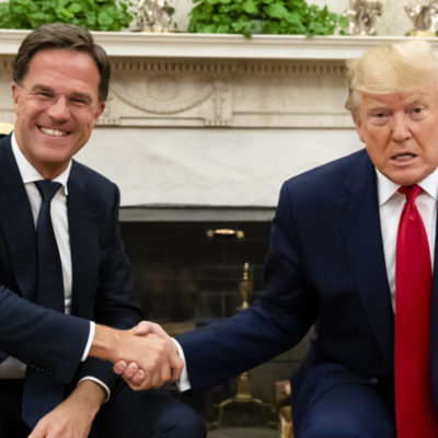 Rutte ontmoet Trump in Oval Office Rutte ontmoet Trump in Oval Office