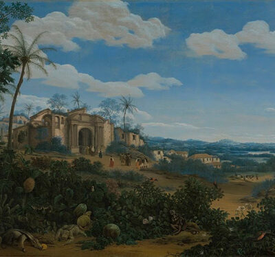 gezicht-op-olinda-brazilie-frans-jansz-post-1662 gezicht-op-olinda-brazilie-frans-jansz-post-1662