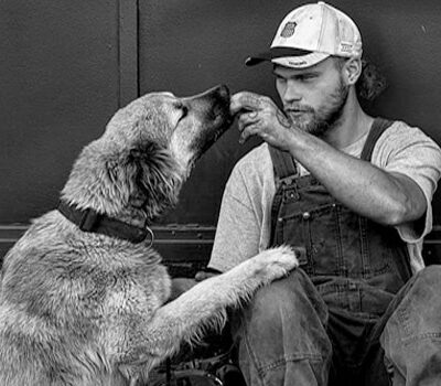 man-met-hond man-met-hond