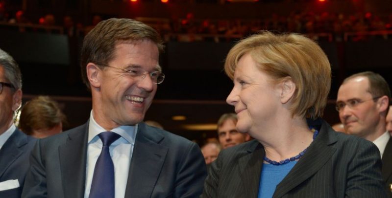 Rutte en Merkel Rutte en Merkel